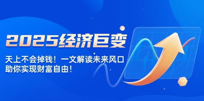 （14115期）2025经济巨变，天上不会掉钱！一文解读未来风口，助你实现财富自由！-赛德副业库