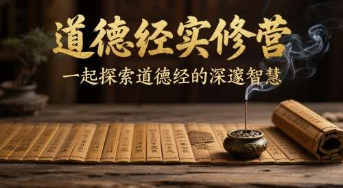 道德经实修营，一起探索道德经的深邃智慧-赛德副业库