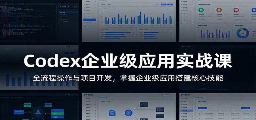Codex企业级应用实战课：全流程操作与项目开发，掌握企业级应用搭建核心技能-赛德副业库
