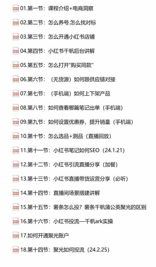 图片[2]-小红书快速赚钱电商特训营：用简单方式通过小红书快速变现！（55节）-赛德副业库