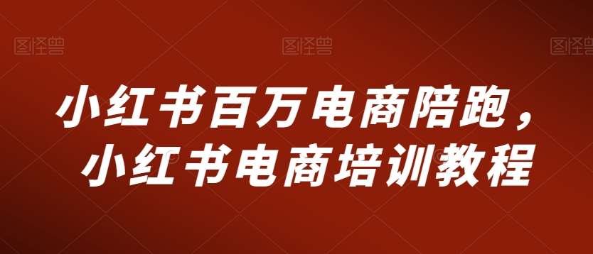小红书百万电商陪跑，小红书电商培训教程-赛德副业库