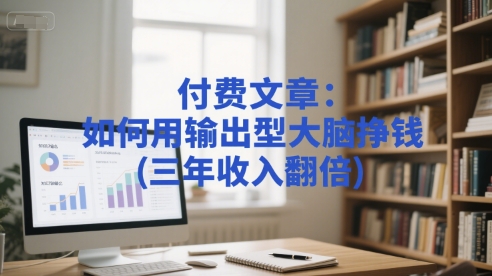 付费文章:如何用输出型大脑挣钱(三年收入翻倍)-赛德副业库