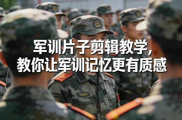 军训片子剪辑教学，教你让军训记忆更有质感-赛德副业库
