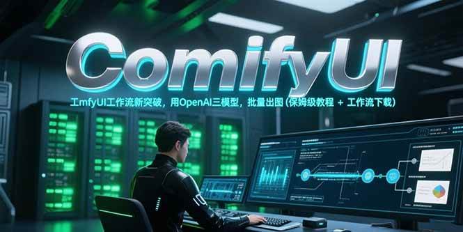 ComfyUI工作流新突破，用OpenAI三模型，批量出图(保姆级教程+工作流下载)-赛德副业库