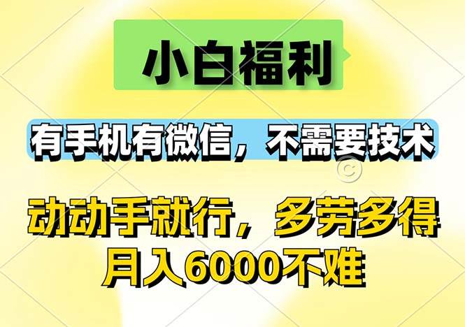 （12565期）小白福利，有手机有微信，0成本，不需要任何技术，动动手就行，随时随…-赛德副业库