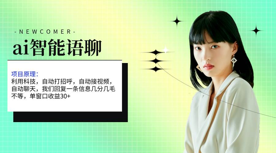 （11383期）ai智能语聊，单窗口30+单机500+，无脑干！！！-赛德副业库