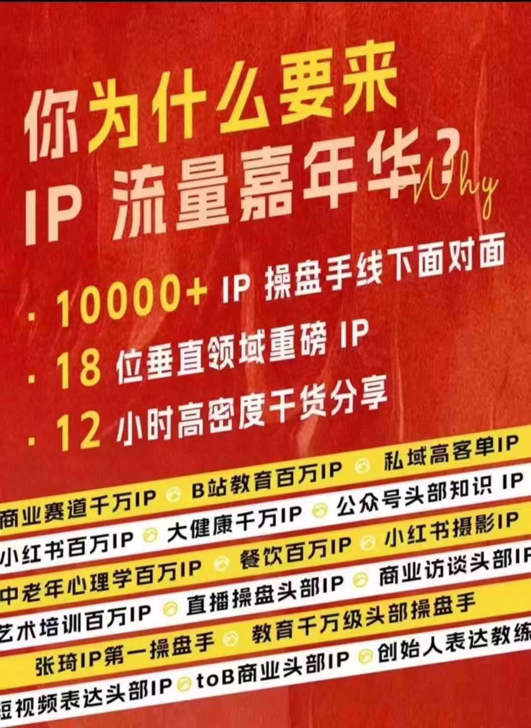 群响IP流量嘉年华，​现场视频+IP江湖2024典藏版PPT-赛德副业库