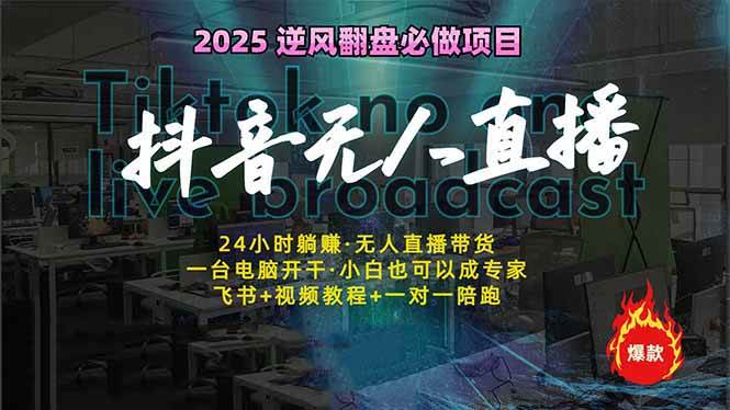 （14539期）抖音无人直播新风口：轻松实现睡后收入，一人管理多设备，24小时不间断…-赛德副业库