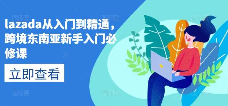 lazada从入门到精通,跨境东南亚新手入门必修课-赛德副业库