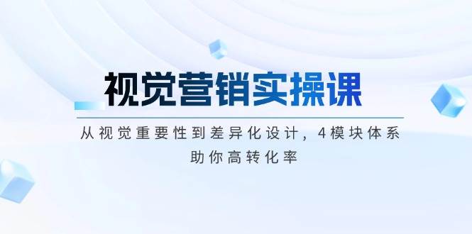 （14146期）视觉营销实操课, 从视觉重要性到差异化设计, 4模块体系, 助你高转化率-赛德副业库