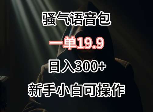 0成本卖骚气语音包，一单19.9.日入300+【揭秘】-赛德副业库
