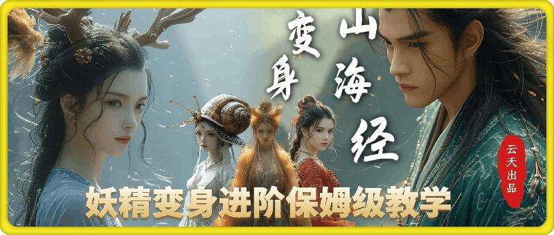 云天AI山海经变身视频教程，妖精变身进阶保姆级教学-赛德副业库