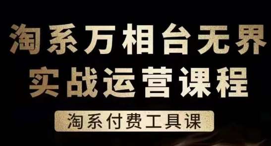 淘系万相台无界实战运营课，淘系付费工具课-赛德副业库
