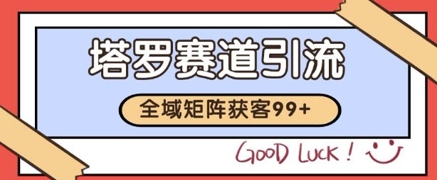 小红书某音塔罗赛道引流获客 自热矩阵日引200+【揭秘】-赛德副业库