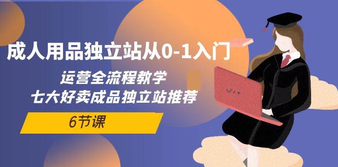 (10082期)成人用品独立站从0-1入门,运营全流程教学,七大好卖成品独立站推荐-6节课-赛德副业库