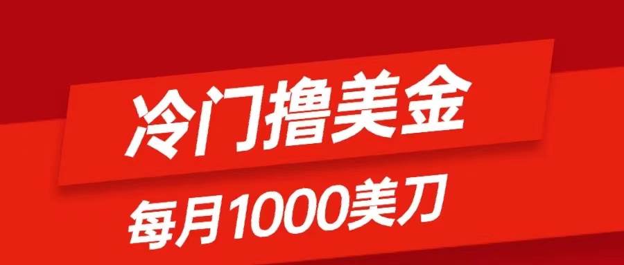（8299期）冷门撸美金项目：只需无脑发帖子，每月1000刀，小白轻松掌握-赛德副业库