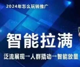 七层老徐·2024引力魔方人群智能拉满+无界推广高阶,自创全店动销玩法-赛德副业库