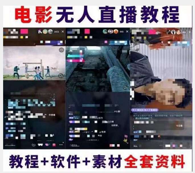图片[2]-抖音快手电影无人直播教程：一场直播收益6000+睡觉也能赚(教程+软件)【揭秘】-赛德副业库