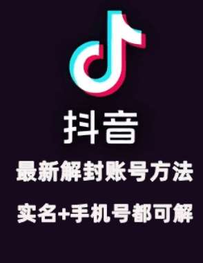 2024年11月抖音最新解封账号方法+解实名 自己真实实操已解2个号-赛德副业库