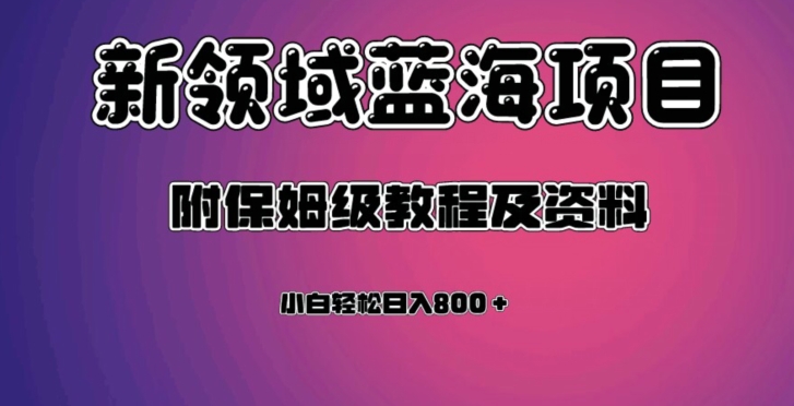虚拟资源蓝海领域新项目，轻松日入800＋，附保姆级教程及资料-赛德副业库