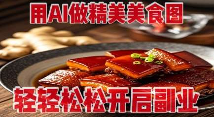用AI做精美美食图,无需专业设备拍摄,轻轻松松开启副业-赛德副业库