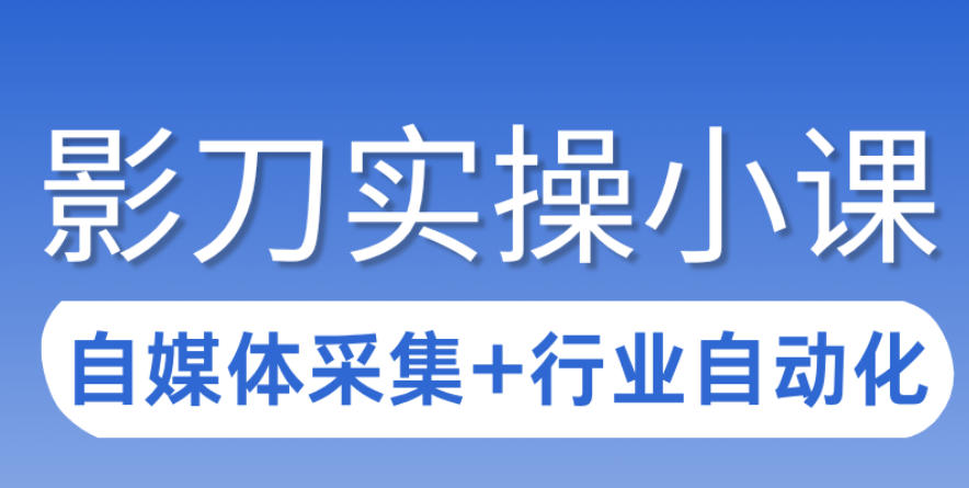 3天攻克影刀RPA:自媒体数据采集+行业自动化全流程-赛德副业库