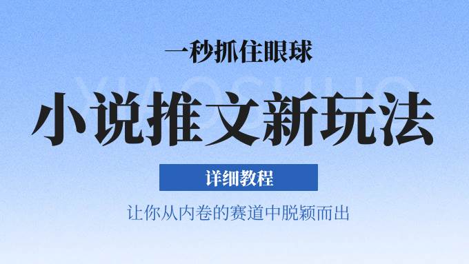 小说推文全新玩法，5分钟一条原创视频，结合中视频bilibili赚多份收益 轻松月入1W+-赛德副业库