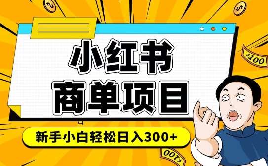 小红书千粉商单，稳定快速变现项目，实现月入6-8k并不是很难-赛德副业库