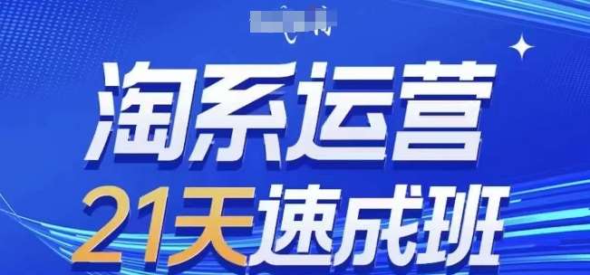 淘系运营21天速成班(更新24年11月),0基础轻松搞定淘系运营,不做假把式-赛德副业库