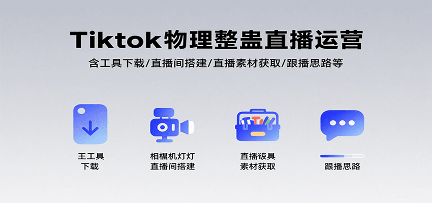 Tiktok物理整蛊直播运营，包含工具下载/直播间搭建/直播素材获取/跟播思路等-赛德副业库