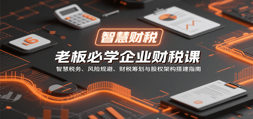 老板必学企业财税课:智慧税务、风险规避、财税筹划与股权架构搭建指南-赛德副业库