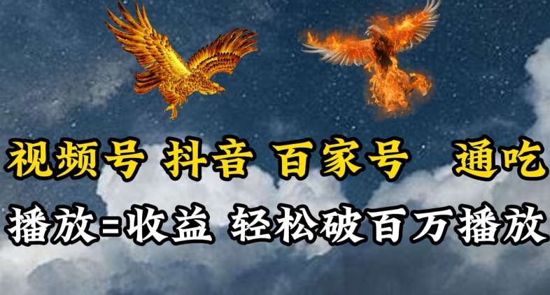 视频号，百家号，抖音流量通吃，抗战时期的英雄人物传记介绍，每天轻松两三张【揭秘】-赛德副业库