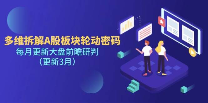 （14213期）多维拆解A股板块轮动密码，每月更新大盘前瞻研判（更新3月）-赛德副业库