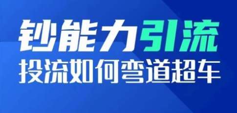 钞能力引流:投流如何弯道超车,投流系数及增长方法,创造爆款短视频-赛德副业库