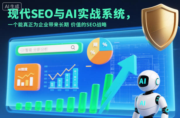 现代SEO与AI实战系统，一个能真正为企业带来长期价值的SEO战略（英语+中文字幕）-赛德副业库