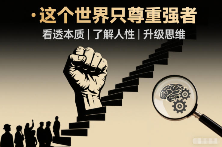 开悟1.0:这个世界只尊重强者,看透本质-了解人性-升级思维-赛德副业库