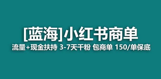 (7602期)【蓝海项目】小红书商单项目,7天就能接广告变现,稳定日入500+保姆级玩法-赛德副业库