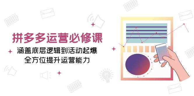 （13647期）拼多多运营必修课：涵盖底层逻辑到活动起爆，全方位提升运营能力-赛德副业库