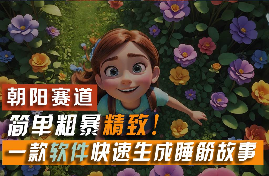 （11405期）利用一款软件5分钟一条爆款睡筋故事，简单粗暴精致！小白月入2w+-赛德副业库