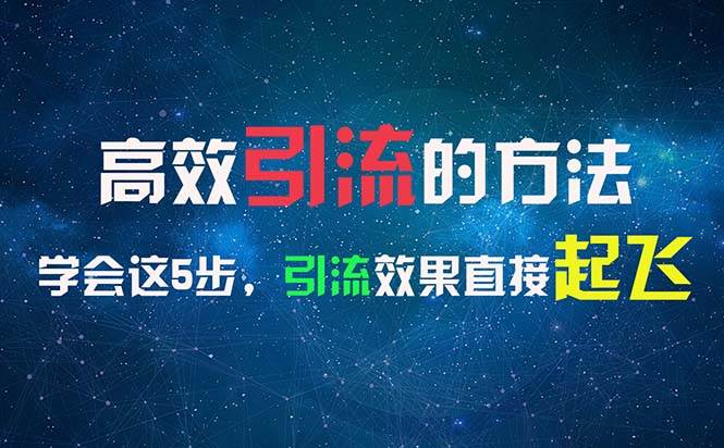 （11776期）高效引流的方法，可以帮助你日引300+创业粉，一年轻松收入30万，比打工强-赛德副业库