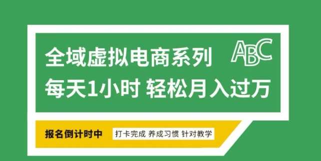 全域虚拟电商变现系列，通过平台出售虚拟电商产品从而获利-赛德副业库