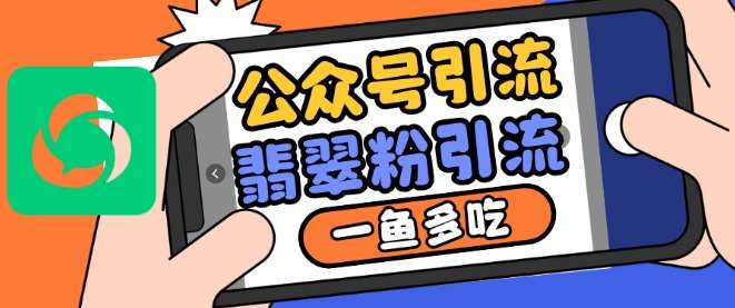 公众号利用推荐流量和搜一搜流量引流翡翠粉，一鱼多吃-赛德副业库