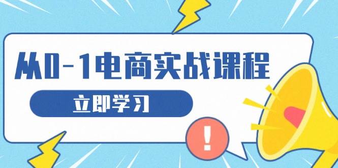 （13594期）从零做电商实战课程，教你如何获取访客、选品布局，搭建基础运营团队-赛德副业库