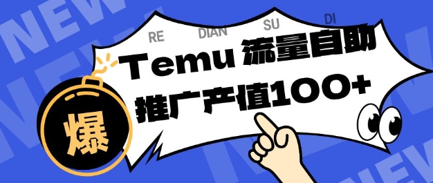 专注于Temu商家提供精准曝光浏览量，助力店铺排名提升和转化，单机日收入80-130【揭秘】-赛德副业库