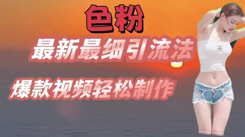 se粉最新最细引流法，七天螺旋起号法，爆款视频轻松制作【揭秘】-赛德副业库