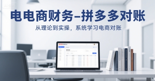 电商财务-拼多多对账，从理论到实操，系统学习电商对账-赛德副业库