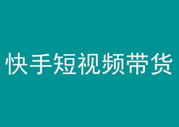 快手短视频带货，操作简单易上手，人人都可操作的长期稳定项目!-赛德副业库