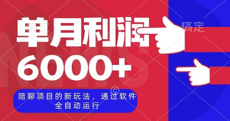 陪聊项目的新玩法，通过软件全自动运行，单月利润6000+【揭秘】-赛德副业库