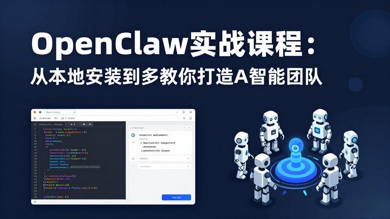 （17883期）OpenClaw实战课程：从本地安装到多Agent协同，手把手教你打造AI智能团队-赛德副业库