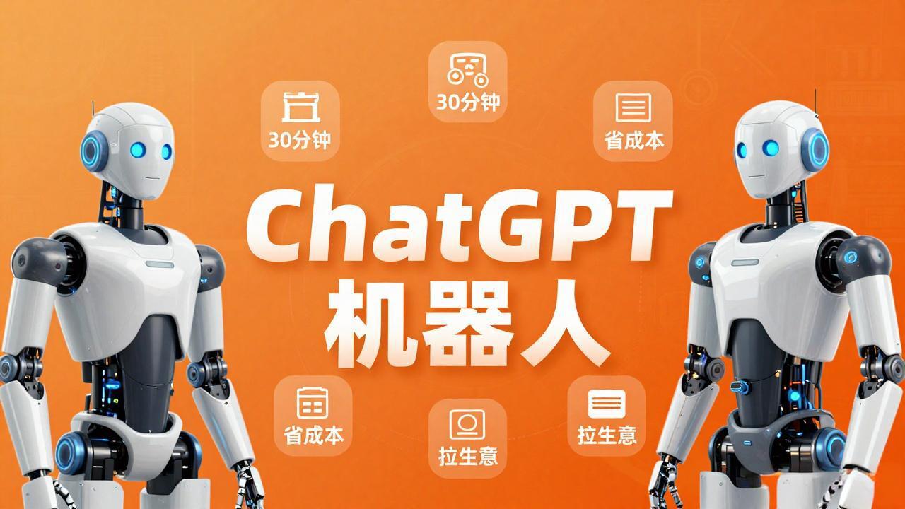 (17982期)智能机器人定制速成课:技术小白30分钟做出ChatGPT机器人,省时间砍成本还能拉生意-赛德副业库